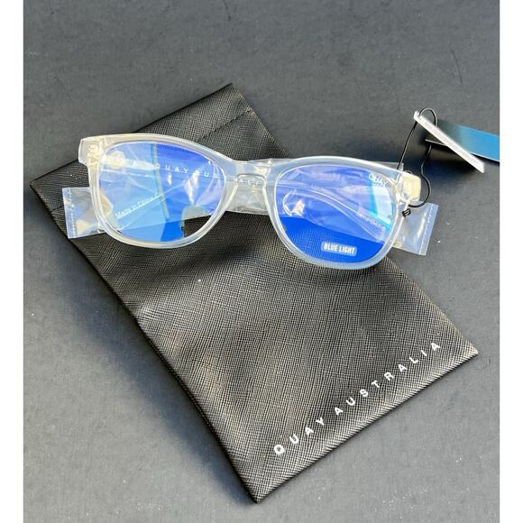 Quay Australia Cat Eye Clear Hardwire Mini Blue Light Block Readers Lenses +.5 main image 14